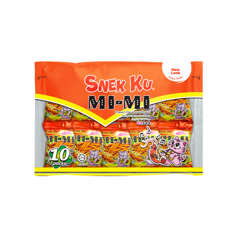 kuku.mimimi Snek Ku Mimi Prawn 120g (10s) | Ja Lan Tiong